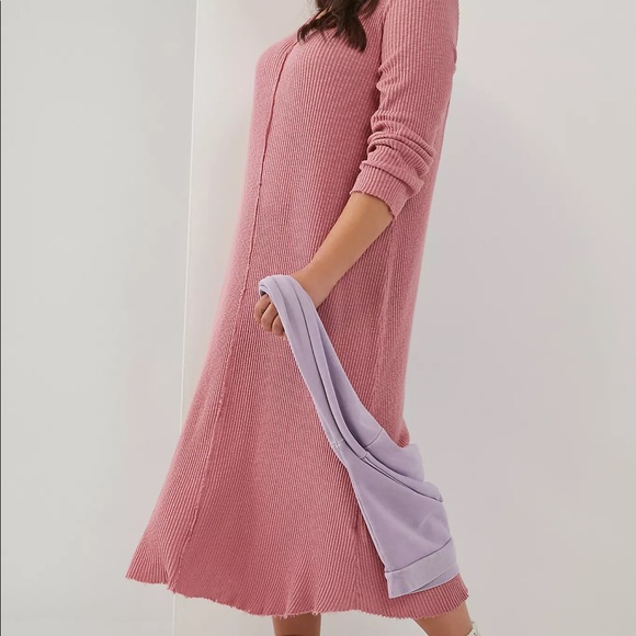 Anthropologie | SASHA RIBBED MIDI DRESS | Size XL - Picture 6 of 8
